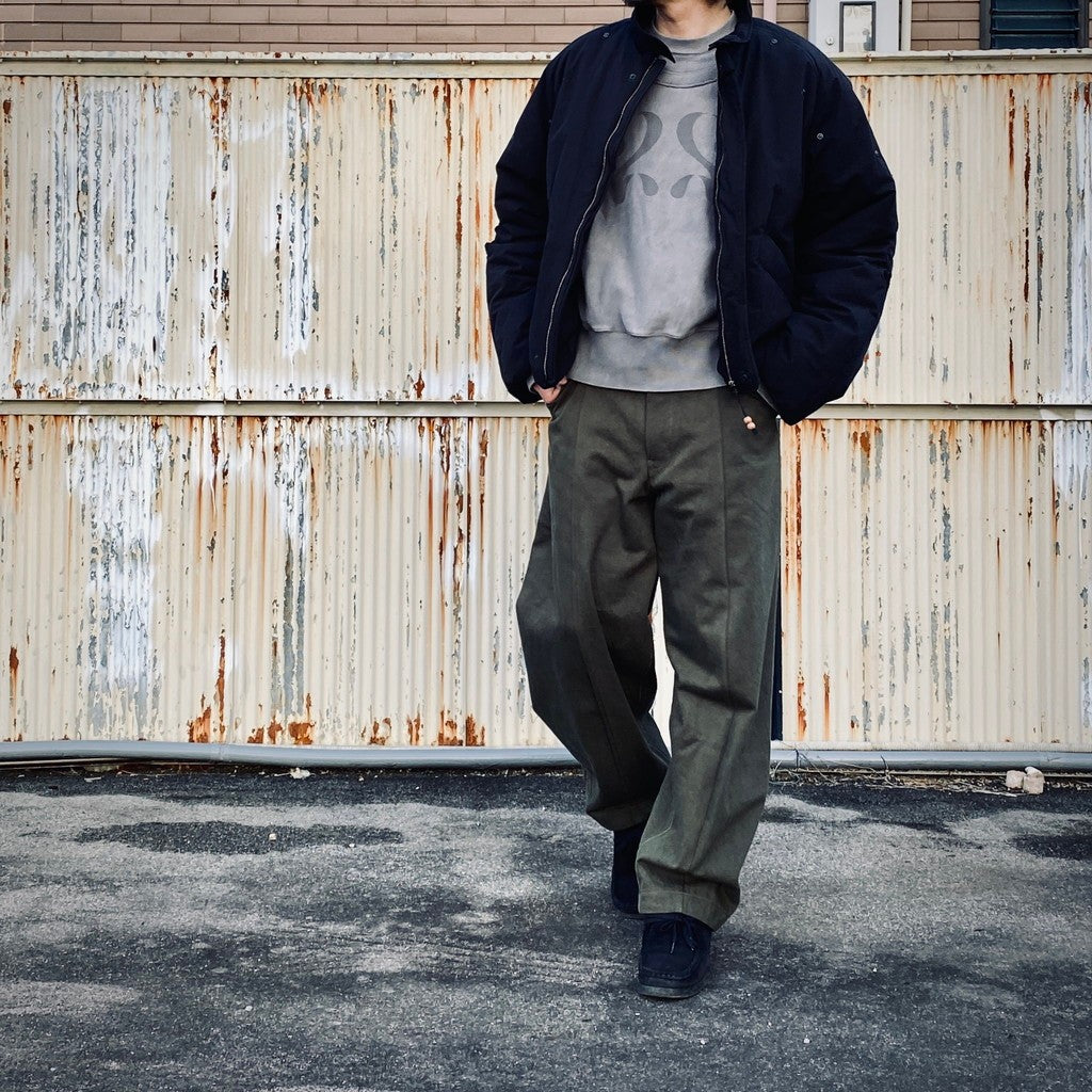 OVERDYE CURVE PANTS #D-GREEN [AY-1019]