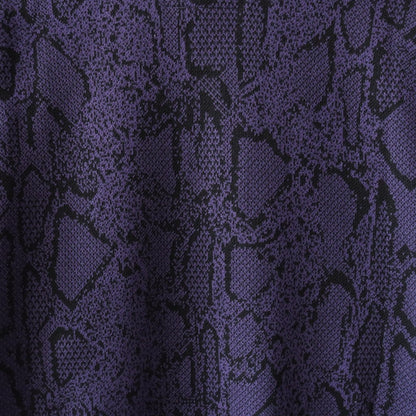 PYTHON KNIT POLO SHIRT #PURPLE [24SS-WMK-KN11]