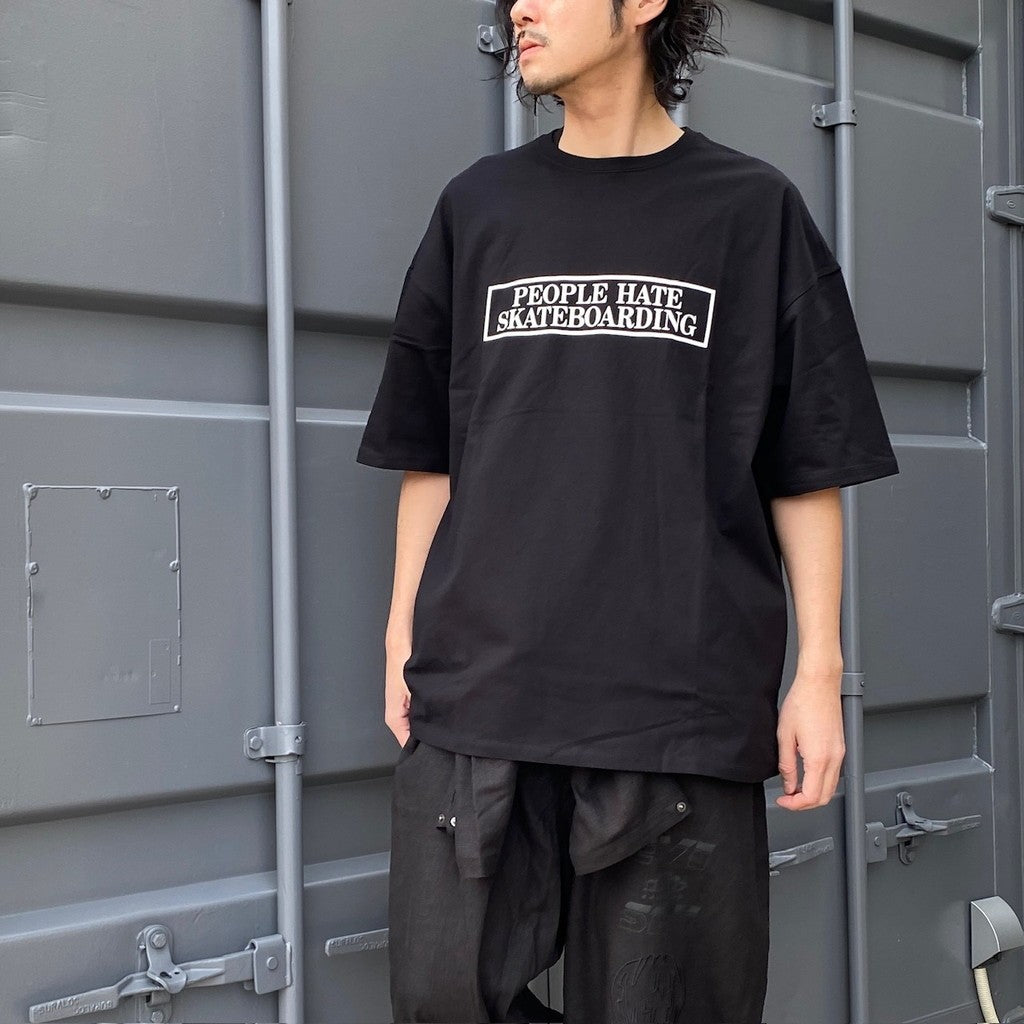 PEOPLE HATE SKATE T-SHIRT #BLACK [SS24-T12]