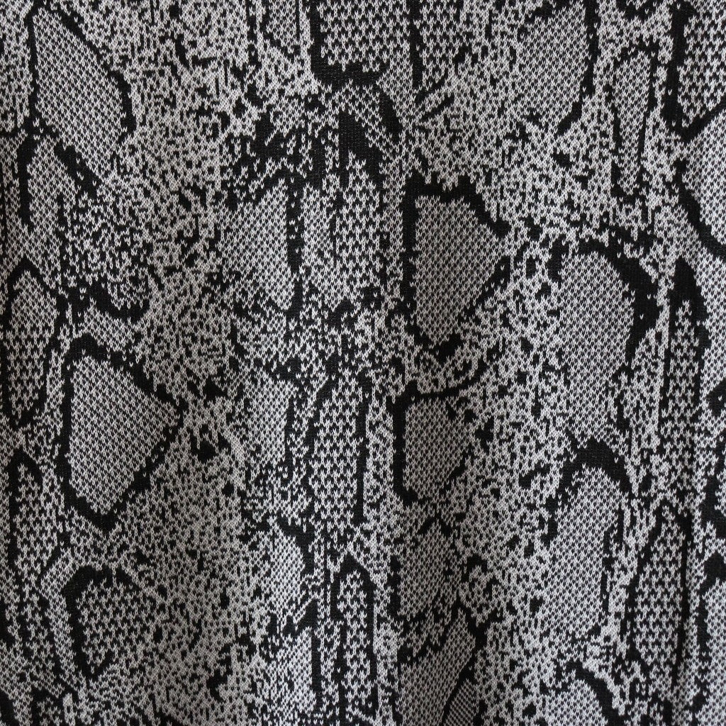 PYTHON KNIT POLO SHIRT #GRAY [24SS-WMK-KN11]