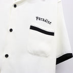SWITCHING SHIRT S/S ( TYPE-2 ) #WHITE [26SS-WMS-OC08]