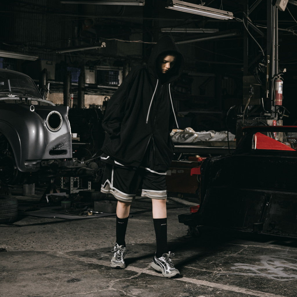 "7-C1" G-System 連帽外套 #BLACK [GOOPI-23AW-OCT-02]
