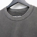 WASHED MIDDLE WEIGHT CREW NECK SWEAT SHIRT ( TYPE-2 ) #GRAY/BLACK [26FWE-WMC-SS04]