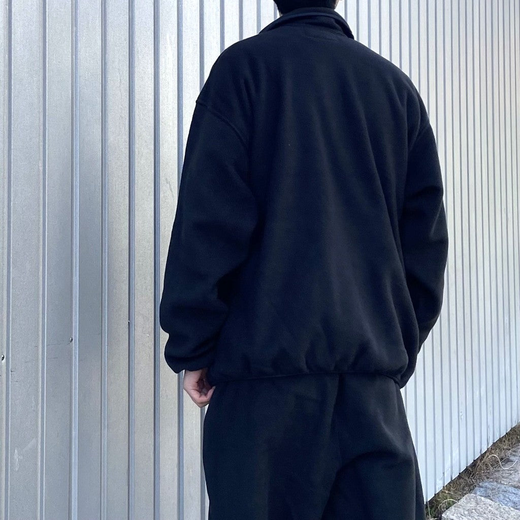 Fleece Snap Pullover #Black [SD25F-CT11]