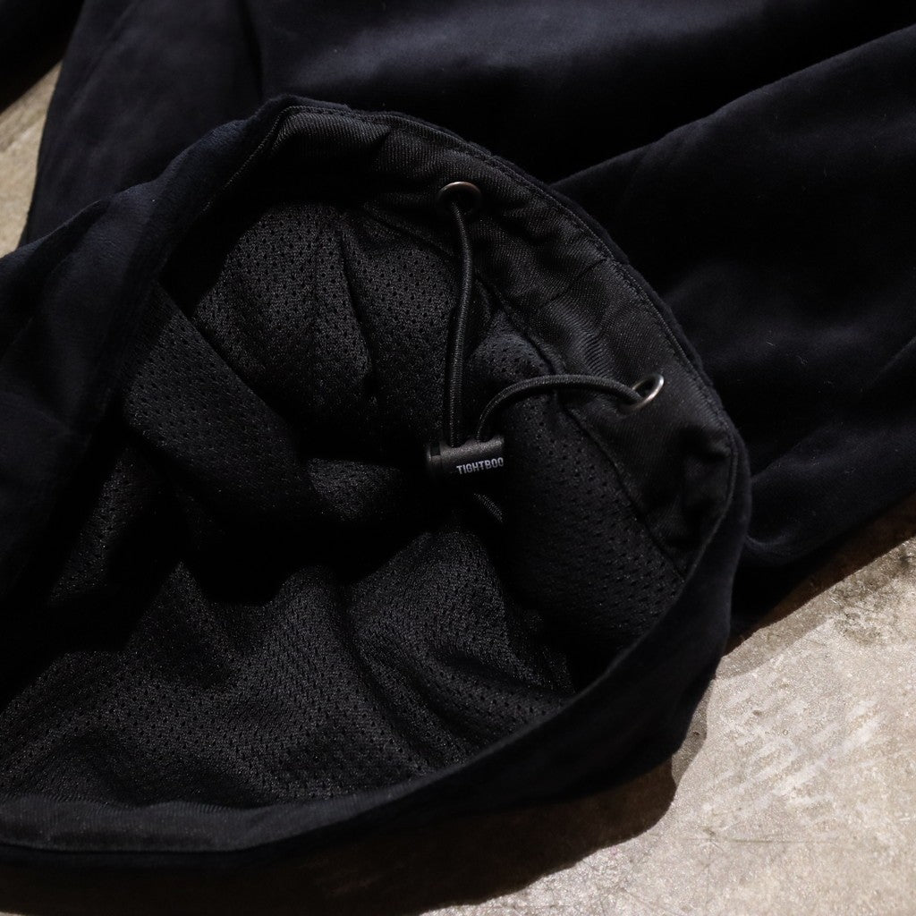 VELOUR BALLOON PANTS #BLACK [FW24-B07]