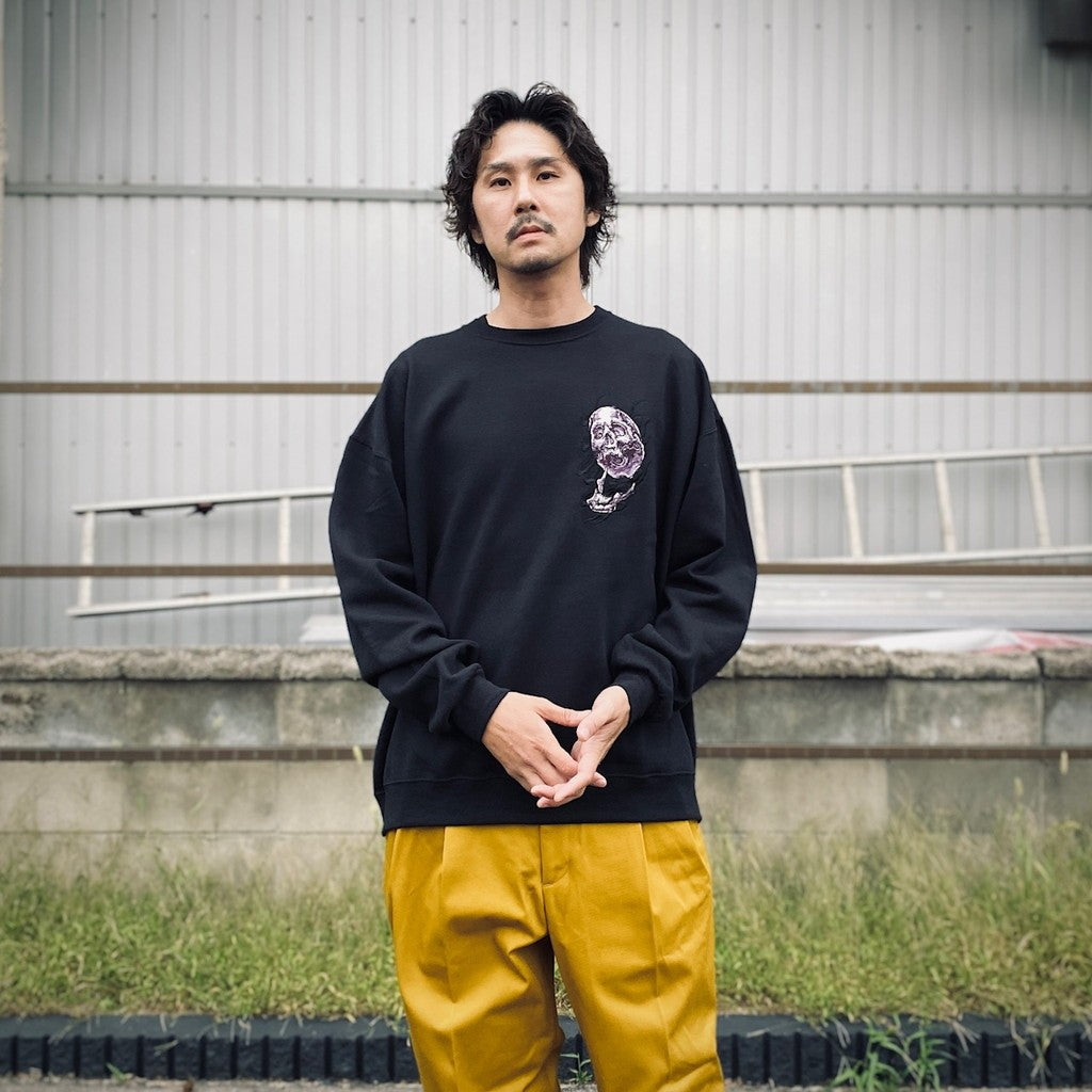 56 TATTOO STUDIO | CREW NECK SWEAT SHIRT #BLACK [56TS-WM-SS04]