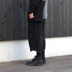 Easy Work Short With Garment Dyed (ITALIAN AIRFORCE TABLE CLOTH) #BLACK [M-P3-PT11]
