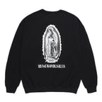 CREW NECK SWEAT SHIRT ( TYPE-1 ) #BLACK/WHITE [26SSE-WMC-SS06]