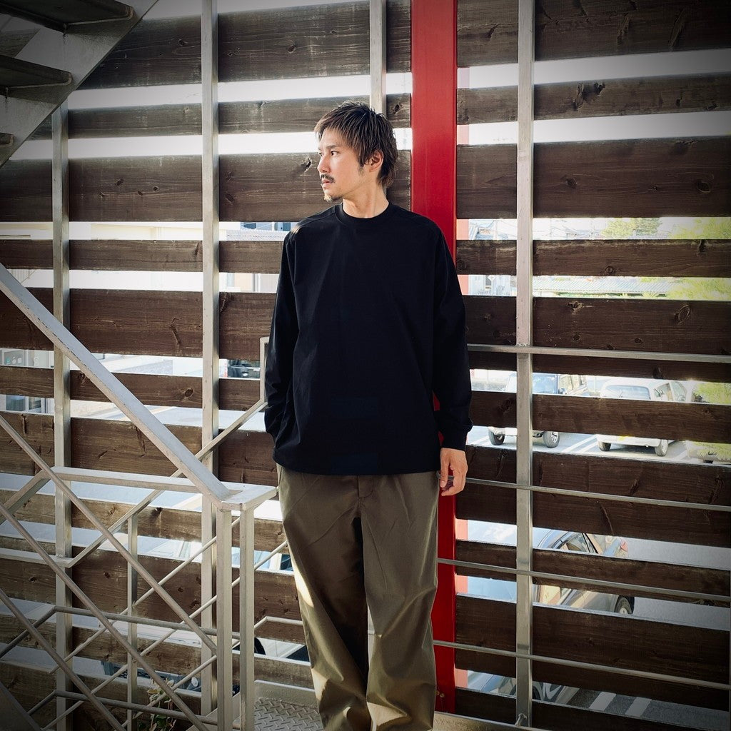 TECH LIGHTWEIGHT TEE L/S #BLACK [BE-30025W]