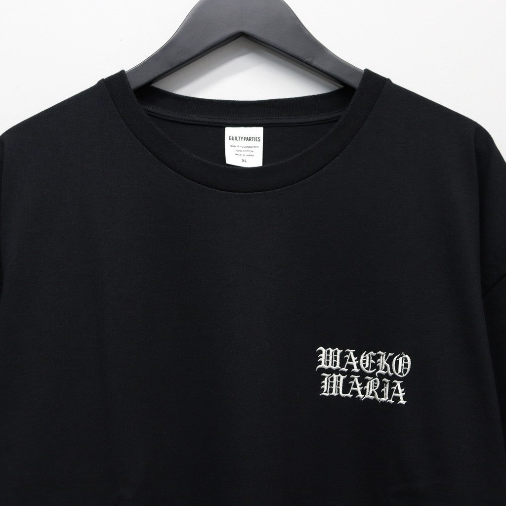 WASHED HEAVY WEIGHT CREW NECK T-SHIRT ( TYPE-1 ) #BLACK [25FW-WMT