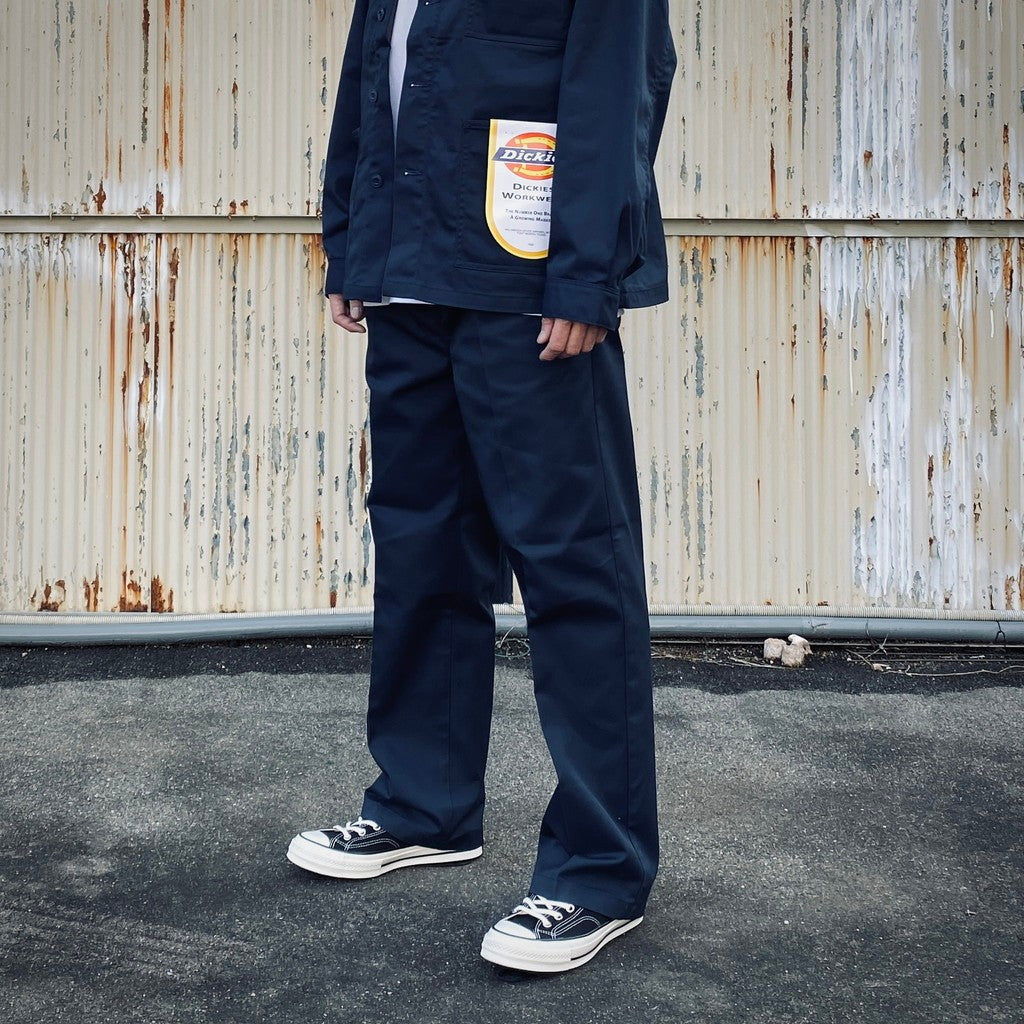 DICKIES | PLEATED TROUSERS #NAVY [26SS-WMP-DC01]