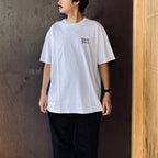 WASHED HEAVY WEIGHT CREW NECK T-SHIRT ( TYPE-1 ) #WHITE/BLACK [26FWE-WMT-WT01]