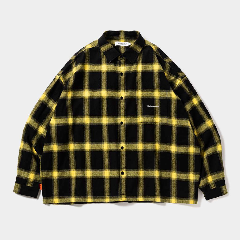 PLAID LS SHIRT #Yellow [FW25-S01]