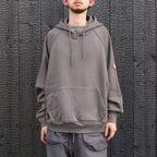 SOLID BIG HEAVY HOODY #KHAKI [CES29CS07]