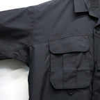 TECH MULTI TOOL POCKET SHIRT S/S SOLID #BLACK [BE-86026]