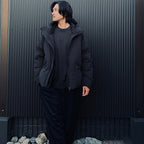 TECH 2WAY CADET DOWN PARKA #BLACK [BW-42026W]