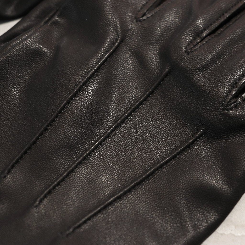 LEATHER GLOVES #BLACK [25FW-WMA-GL01]
