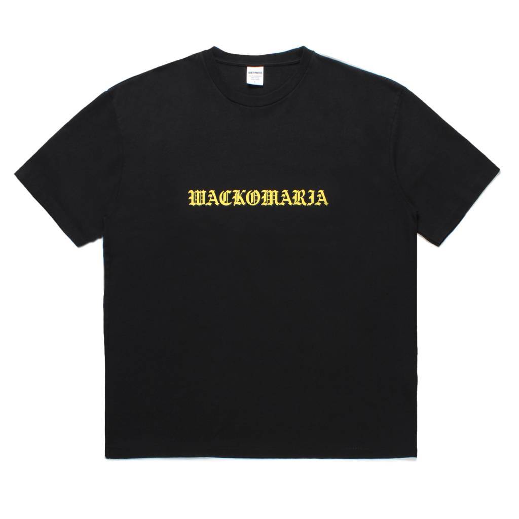 WASHED HEAVY WEIGHT CREW NECK T-SHIRT ( TYPE-12 ) #BLACK [25SS-WMT-WT12]