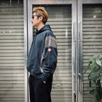 SIDE COLOR HOODY #NAVY [CES26CS13]