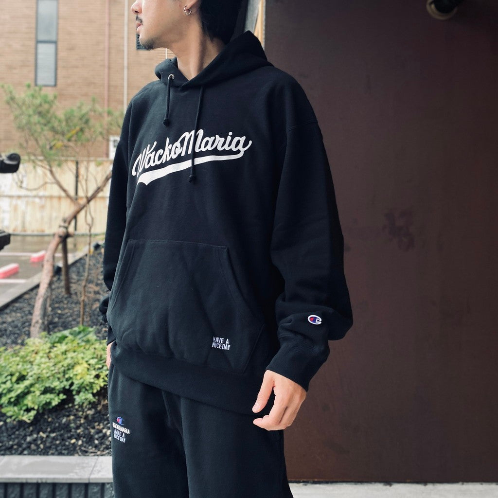 CHAMPION | REVERSE WEAVE PULLOVER HOODED SWEAT SHIRT ( TYPE-1 ) #BLACK [26FW-WMC-CP02]