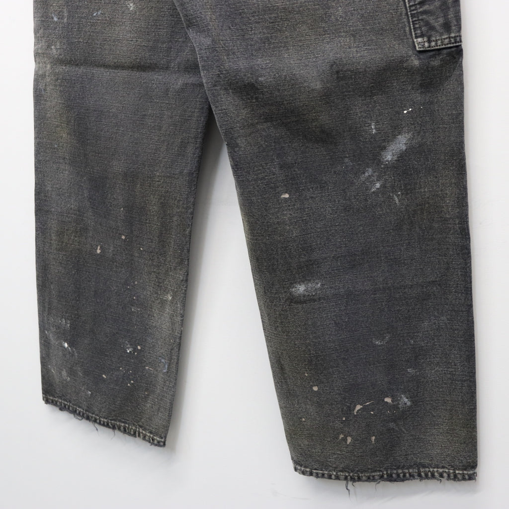 DUCK PAINTER PANTS AGED #AGED BLACK [BW252-DPP]