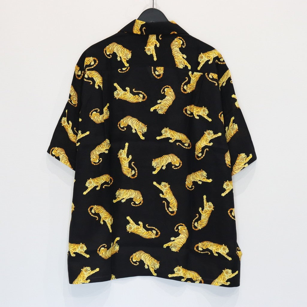 HAWAIIAN SHIRT S/S (TYPE-8) #BLACK [25SS-WMS-HI08]