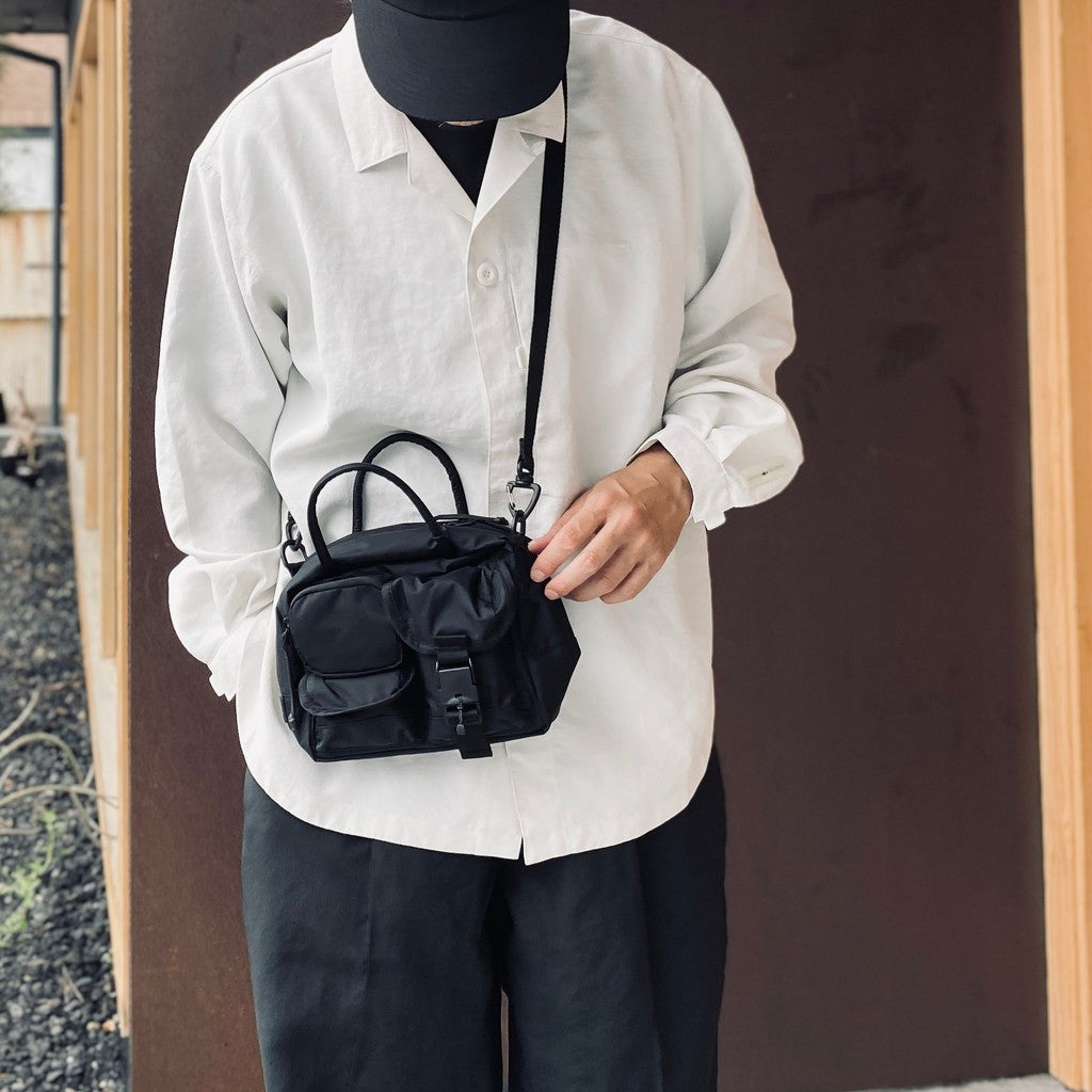 MULTI POCKET 2WAY BAG #BLACK [BCL-151]