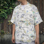 HAWAIIAN SHIRT S/S ( TYPE-2 ) #WHITE [25SS-WMS-HI02]