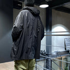 HOODED BIG COAT #BLACK [FW23-JK12]