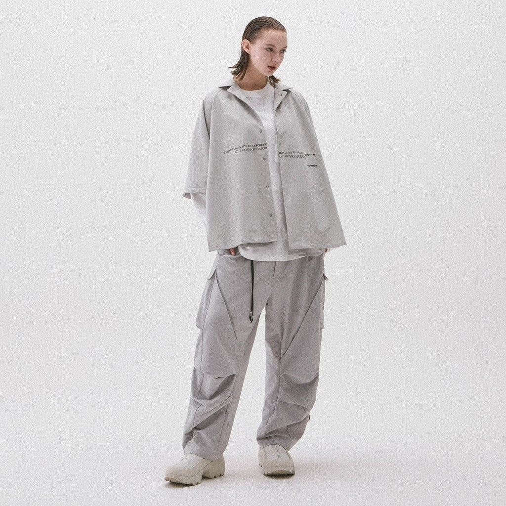 P-7S 「防風剪」實用錐形褲 #BONE [GOOPI-24SS-JUN-01]