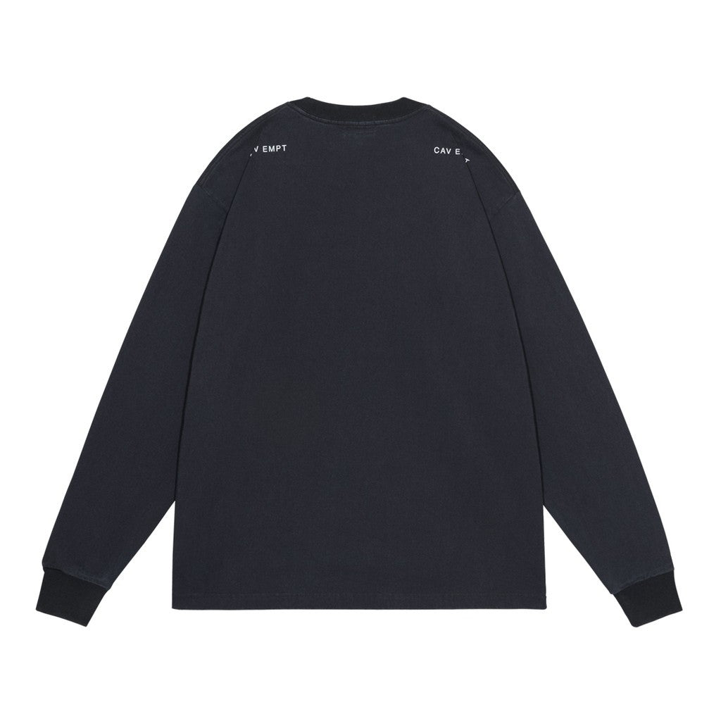 WASHED AS Mere Reality LONG SLEEVE T #BLACK [CES30LT01]