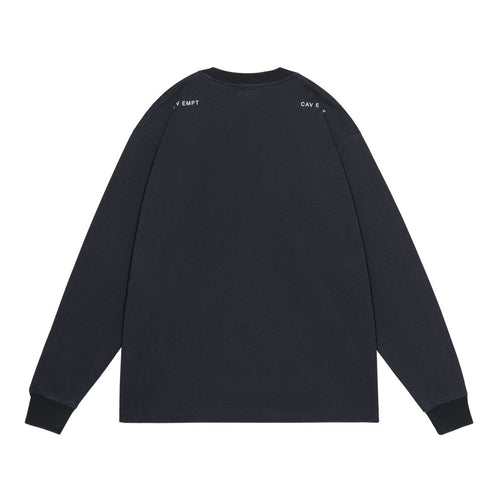 WASHED AS Mere Reality LONG SLEEVE T #BLACK [CES30LT01]