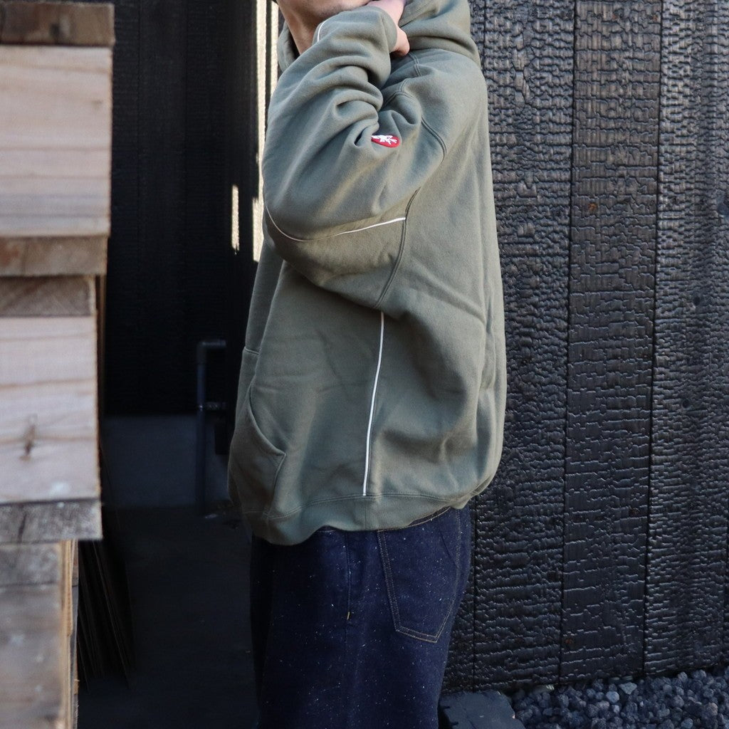 SOLID LOOSE HOODY #GREEN [CES28CS13]