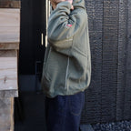 SOLID LOOSE HOODY #GREEN [CES28CS13]