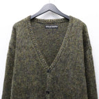 MIX MOHAIR CARDIGAN #KHAKI [26FW-WMK-KN04]