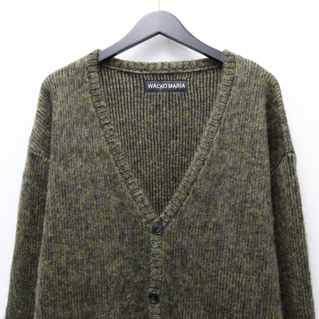 MIX MOHAIR CARDIGAN #KHAKI [26FW-WMK-KN04]