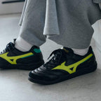 MORELIA LS #BLACK / GREEN / YELLOW [D1GA260A]