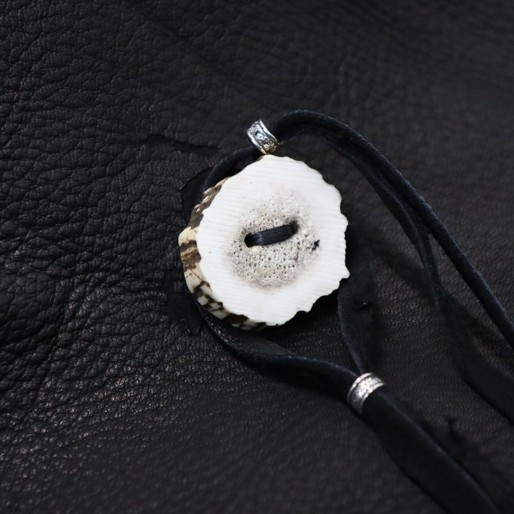 Early Morning | DEERSKIN LARGE MESSENGER BAG #BLACK [EM0924403]