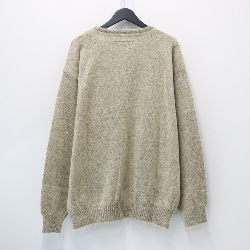 MOHAIR CARDIGAN #IVORY [26FW-WMK-KN09]