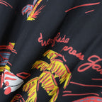 HAWAIIAN SHIRT S/S ( TYPE-2 ) #BLACK [25SS-WMS-HI02]