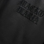 LEATHER VARSITY JACKET ( TYPE-2 ) #BLACK [26SSE-WMO-BL02]