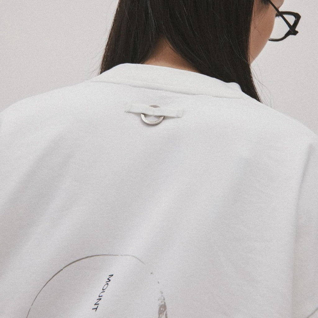 M005-i 「Crescent-G」 Graphic Tee #WHITE [GOOPI-24SS-APR-04]