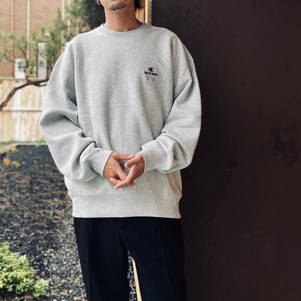 CHAMPION | REVERSE WEAVE CREW NECK SWEAT SHIRT #SILVERGRAY [26FW-WMC-CP04]