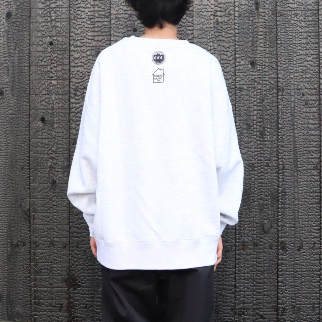 IS-NESS | SWEATSHIRT_HOUSE #ASH GRAY [CCC-263C007]