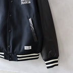 LEATHER VARSITY JACKET -B- -TYPE 2- #BLACK [24SS-WMO-BL10]