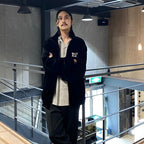 VELVET TRACK JACKET ( TYPE-2 ) #BLACK [24FWE-WMO-TJ02]