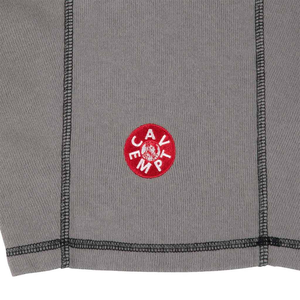 CREW NECK DBL KNIT SHORT SLEEVE #CHARCOAL [CES27CS16