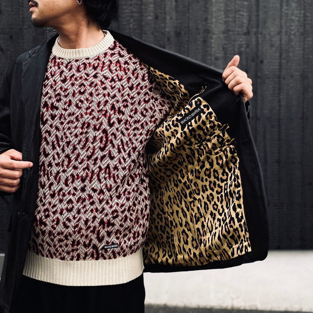 LEATHER JACKET ( TYPE-2 ) #BLACK [26FW-WMO-JK02]