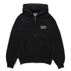 HEAVY WEIGHT FULL ZIP HOODED SWEAT SHIRT (TYPE-4) #BLACK [25SS-WMC-SS08]