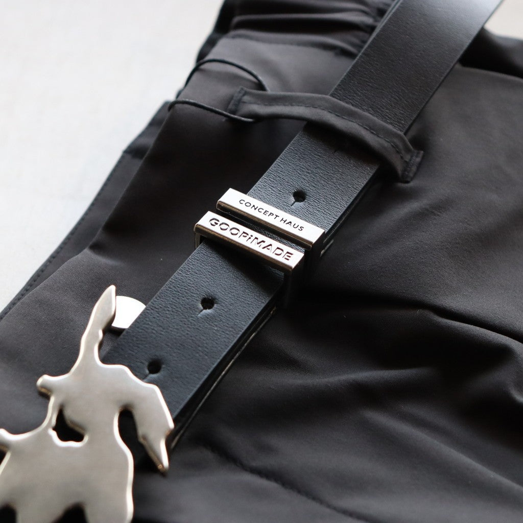 DE-BBB Logo Buckle Belt #Shadow & Pumpkin [GOOPI-26SS-MAY-02]